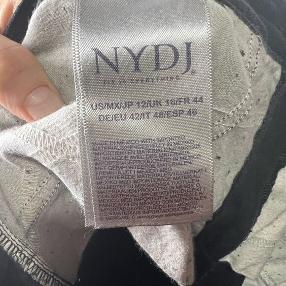 NYDJ Marilyn Straight Jeans Black - Picture 8 of 10